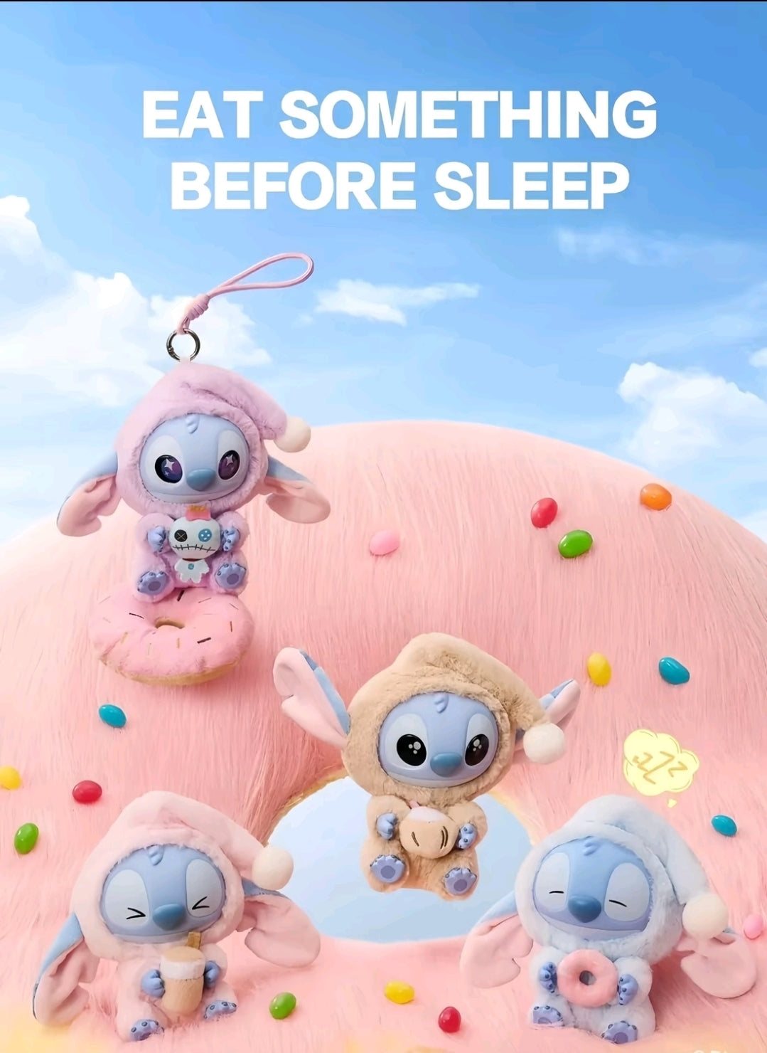 MINISO- Disney Stitch - Eat Something Before Sleep Series - AUTHENTIC