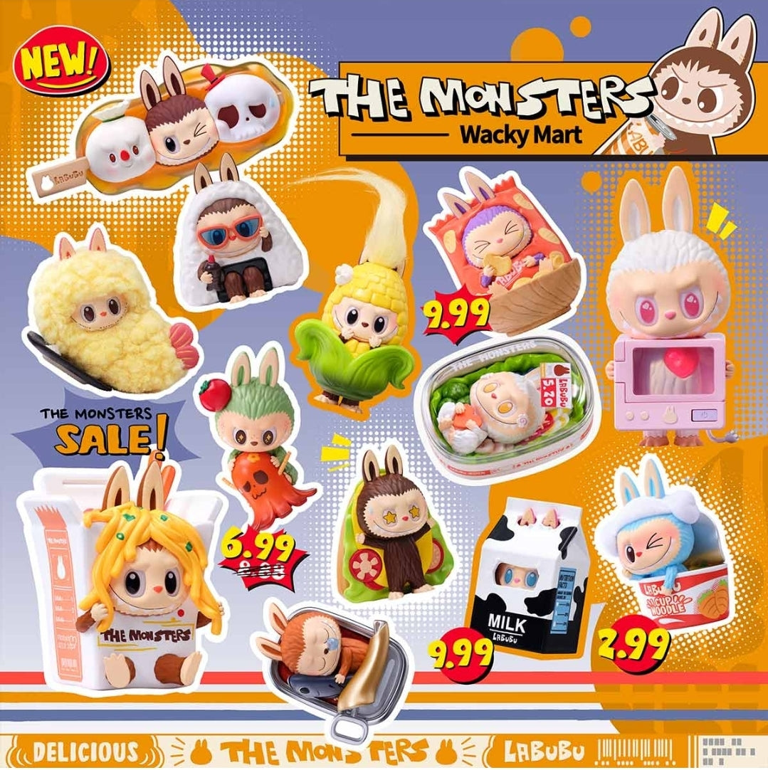 POP MART - THE MONSTERS - WACKY MART -Figures -AUTHENTIC