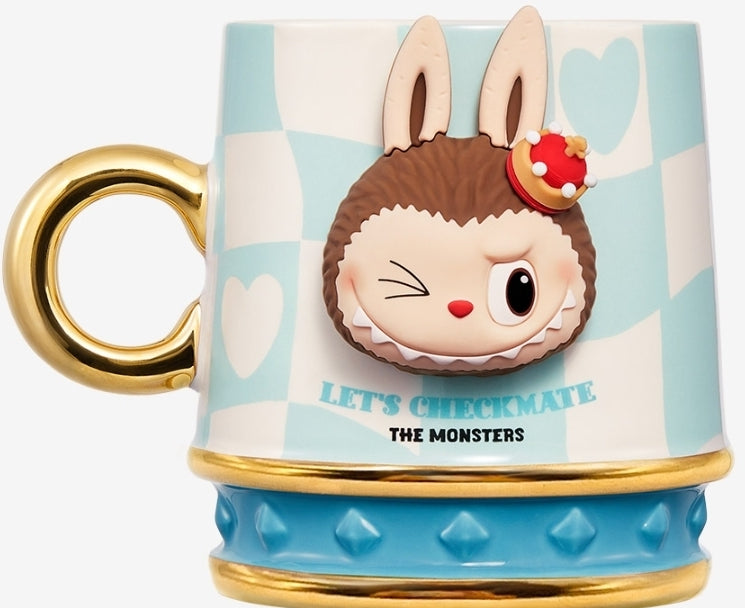 POP MART- THE MONSTERS - Let's Checkmate Mug- King- AUTHENTIC