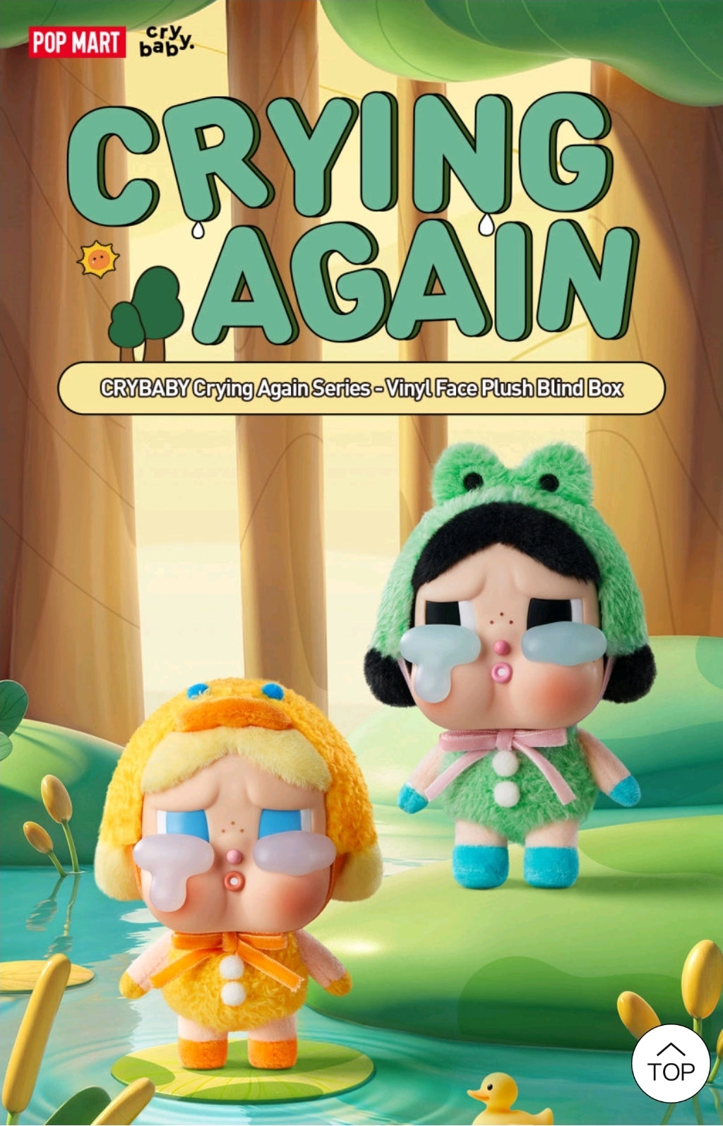 POPMART - CRYBABY- Crying Again Series- AUTHENTIC