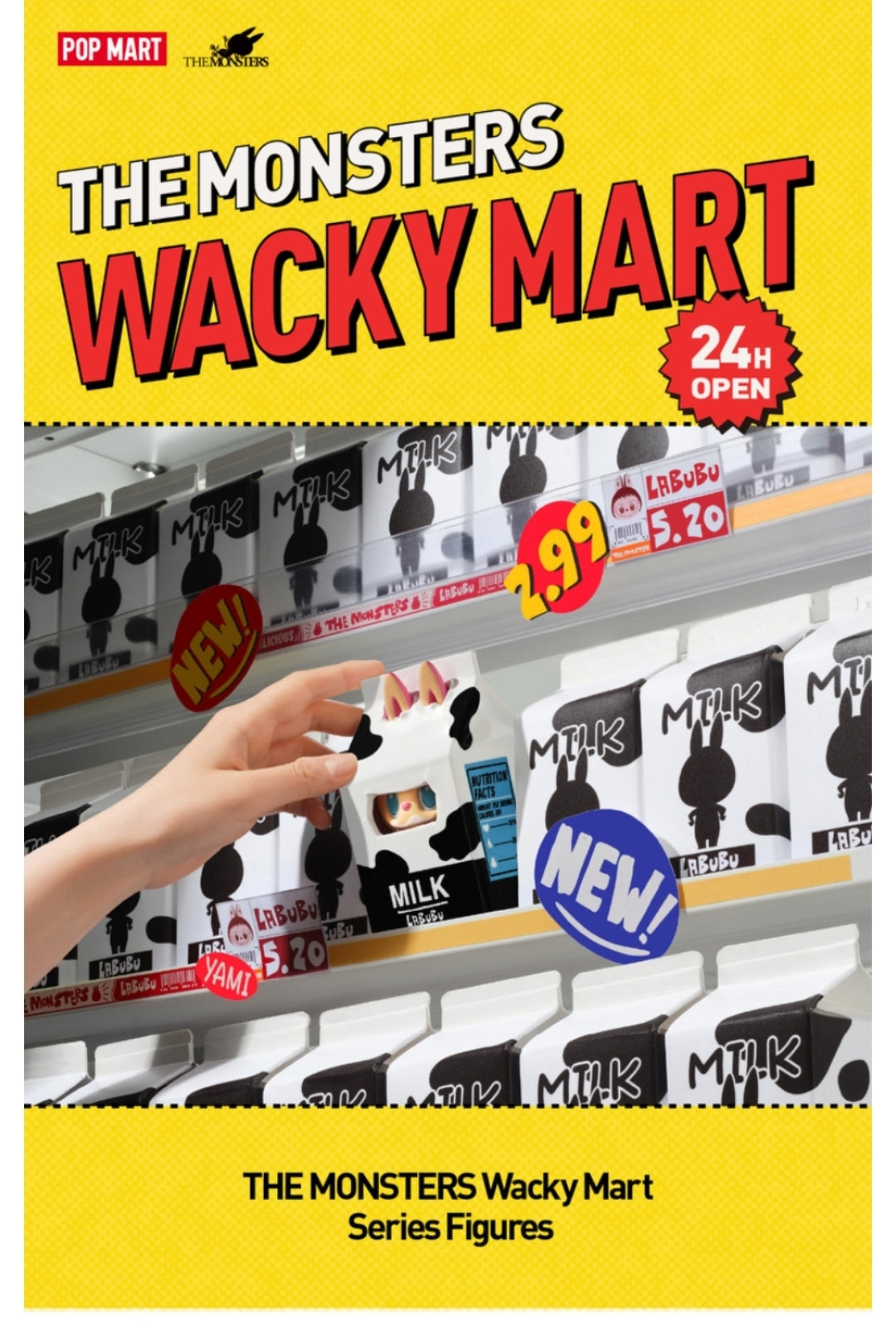 POP MART - THE MONSTERS - WACKY MART -Figures -AUTHENTIC