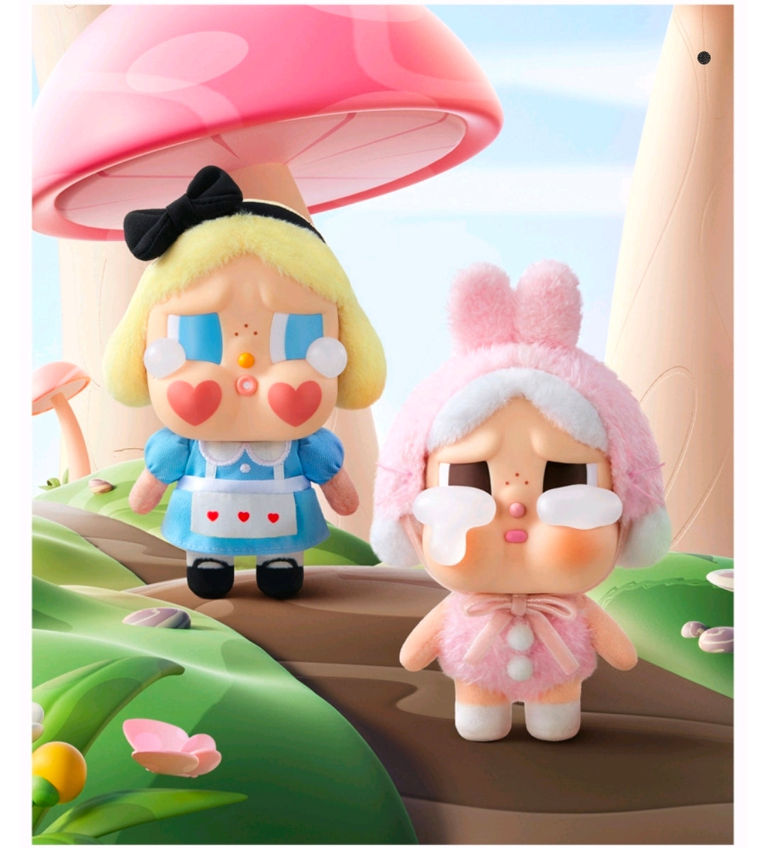 Crybaby- Crying Again -Vinyl Face Pendant- Authentic•Sealed•Verified