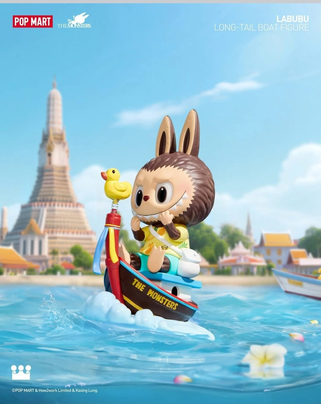 POPMART- LABUBU LONG THAIL BOAT ( THAILAND EXCLUSIVE) AUTHENTIC