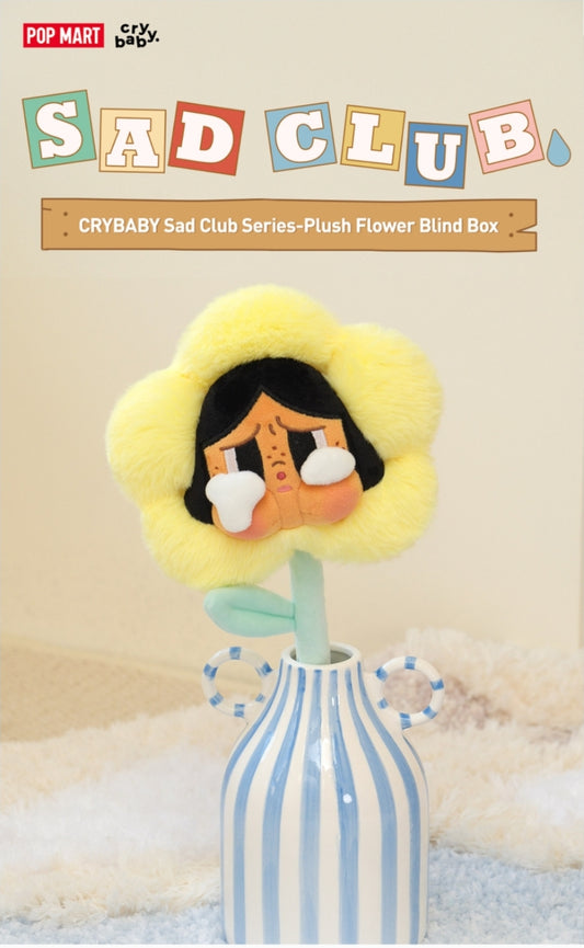 POPMART- CRYBABY- Sad Club Series- Flower- AUTHENTICy