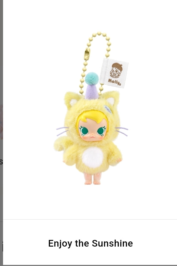 Baby Molly Pocket Friends- Vinyl Face Pendants- Authentic • Sealed • Verified