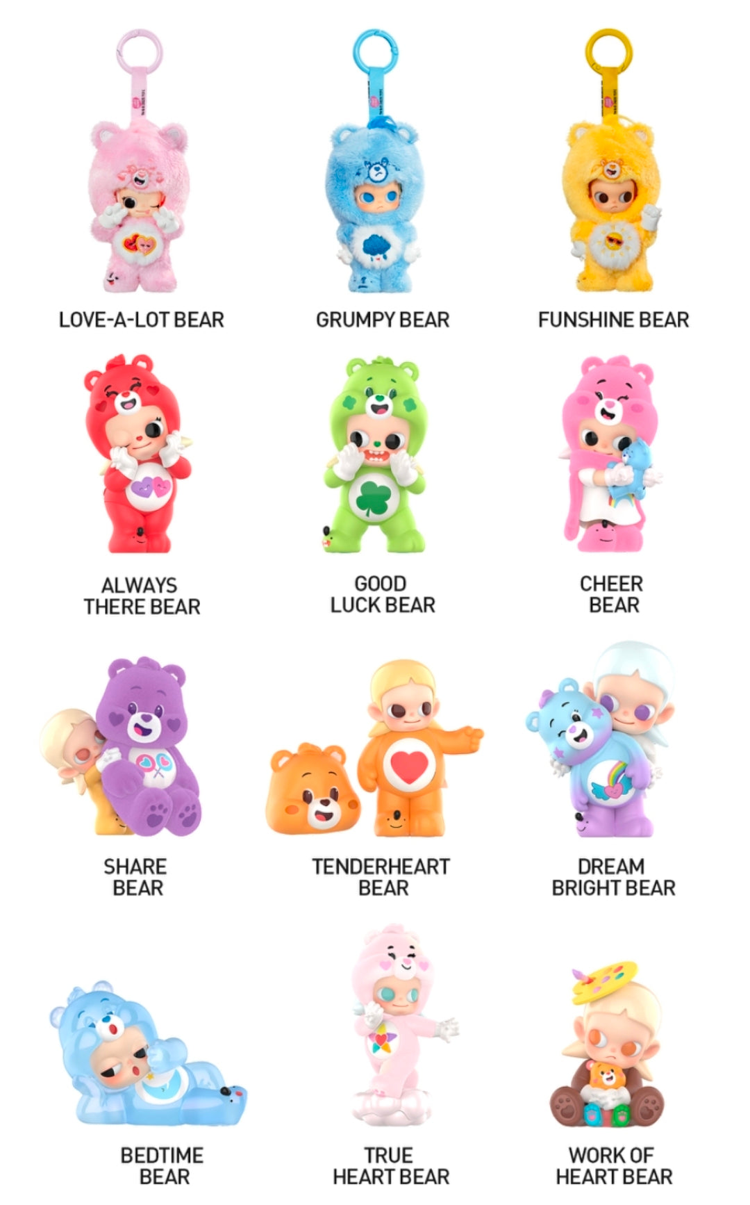 Zsiga x Care Bears– Vinyl Face Pendants | Authentic • Sealed • Verified