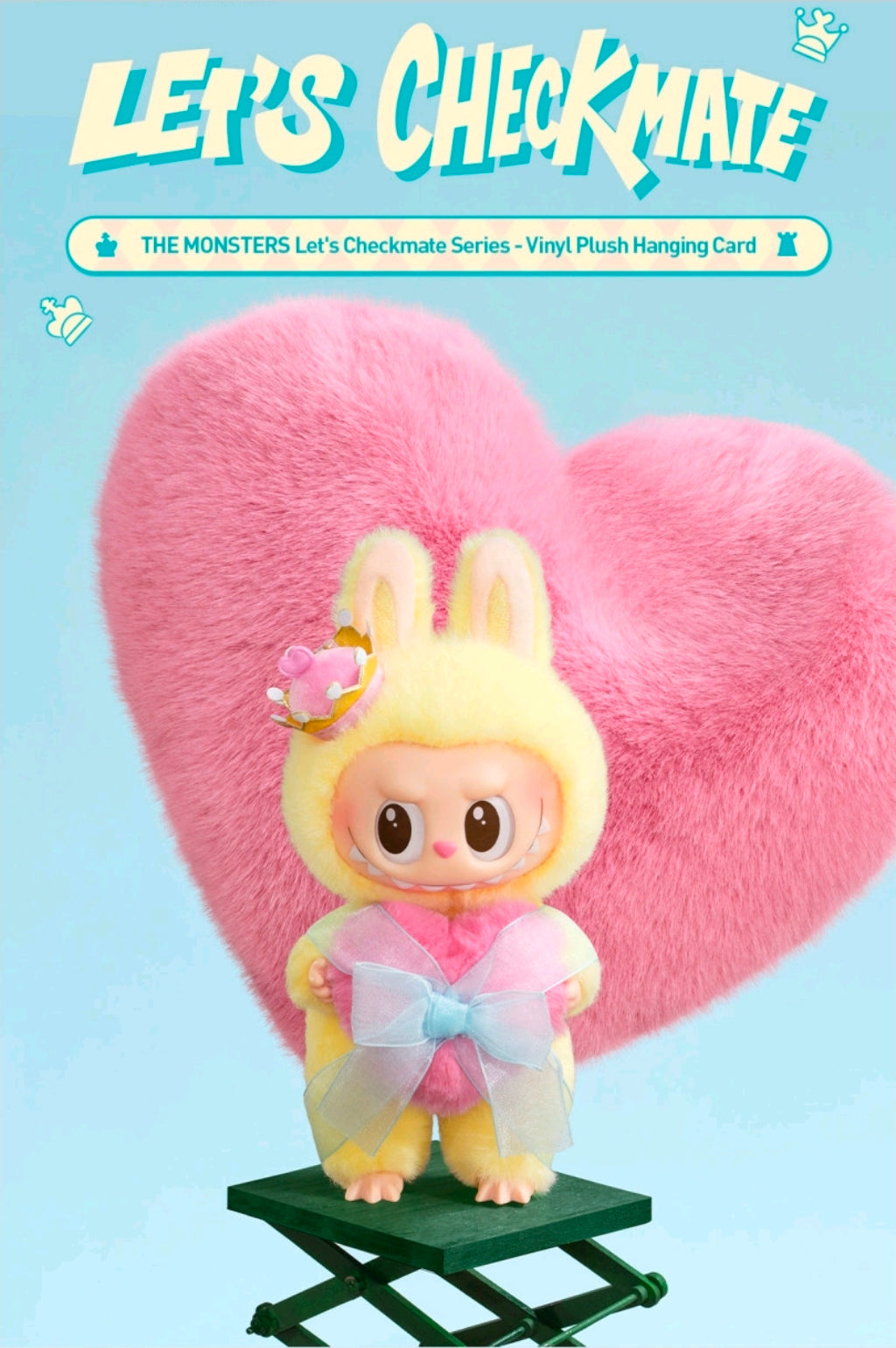 Lets Checkmate Queen-Vinyl Face Pendant Authentic•Sealed• Verified