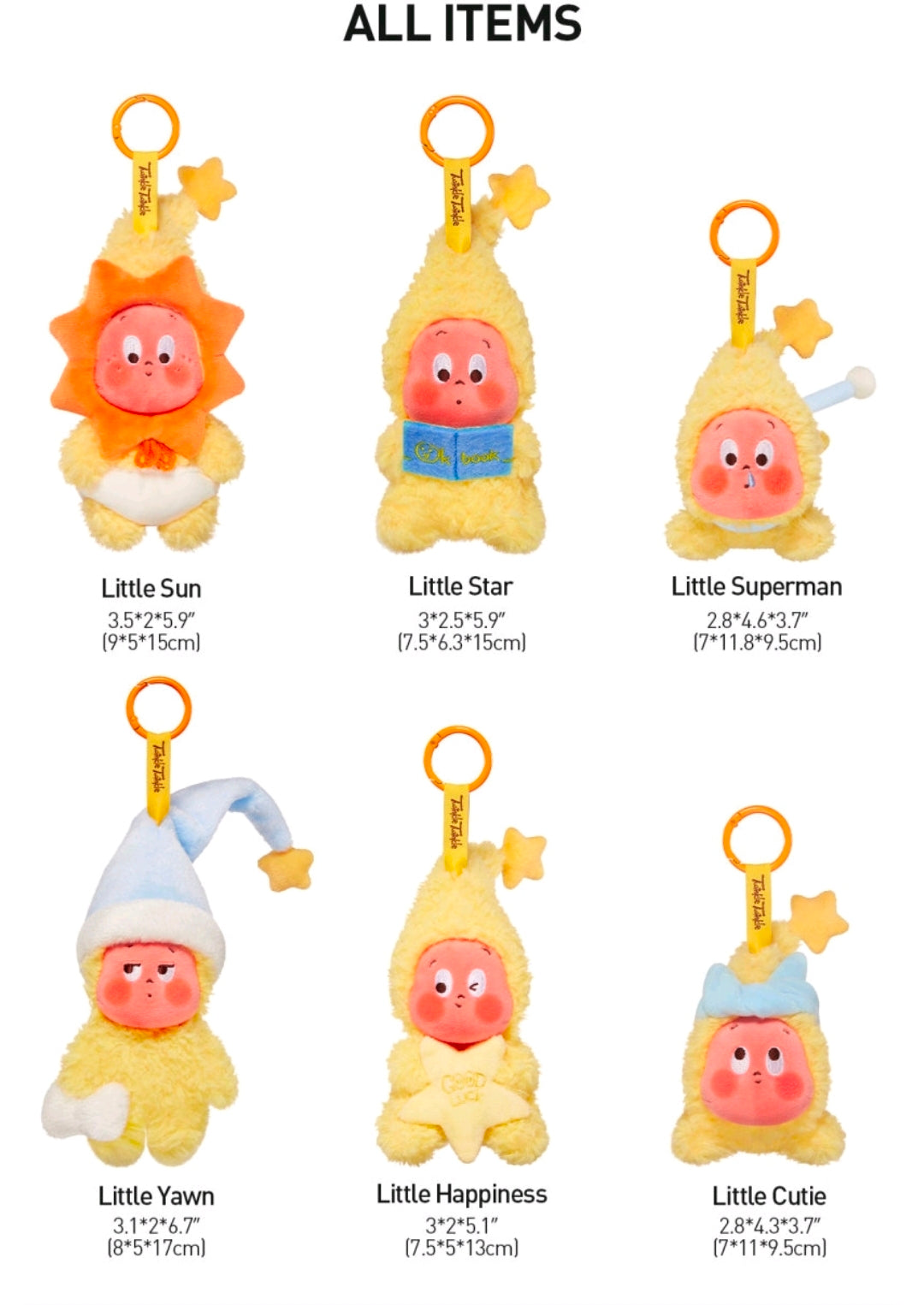 Twinkle Twinkle –We Are Twinkle Twinkle- Vinyl Plush Pendants| Authentic • Sealed • Verified