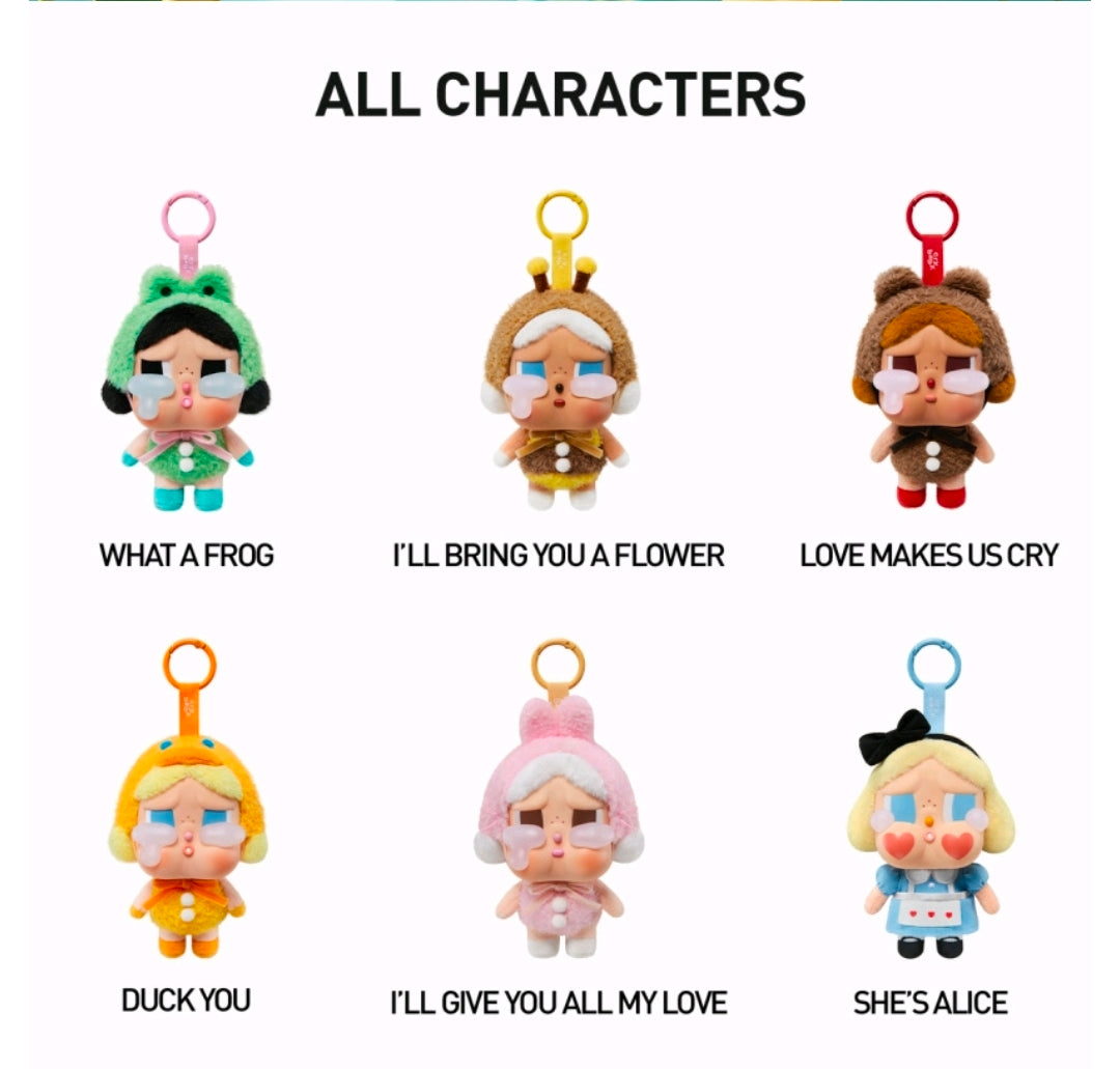 Crybaby- Crying Again -Vinyl Face Pendant- Authentic•Sealed•Verified