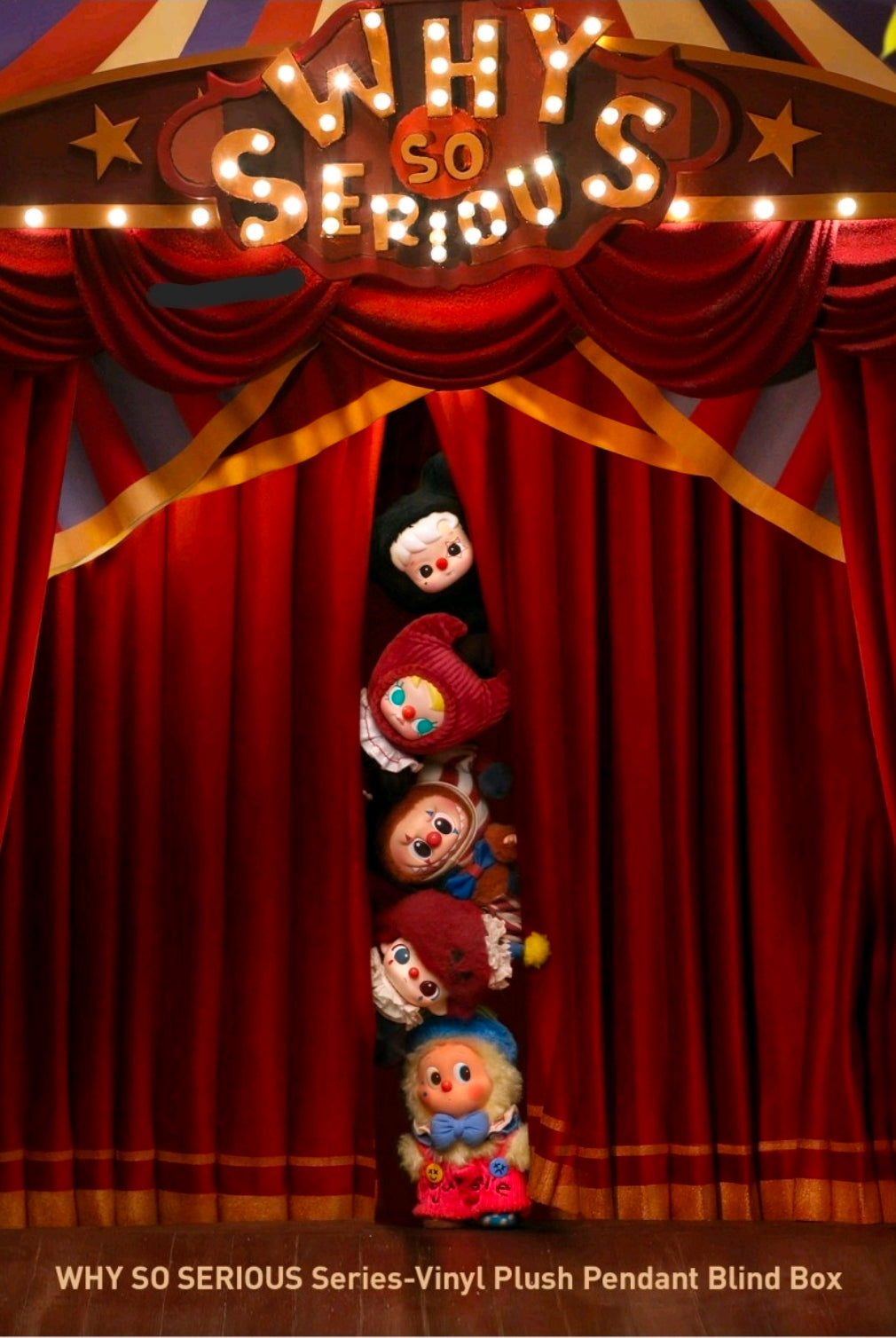 Why So Serious– Vinyl Face Pendants | Authentic • Sealed